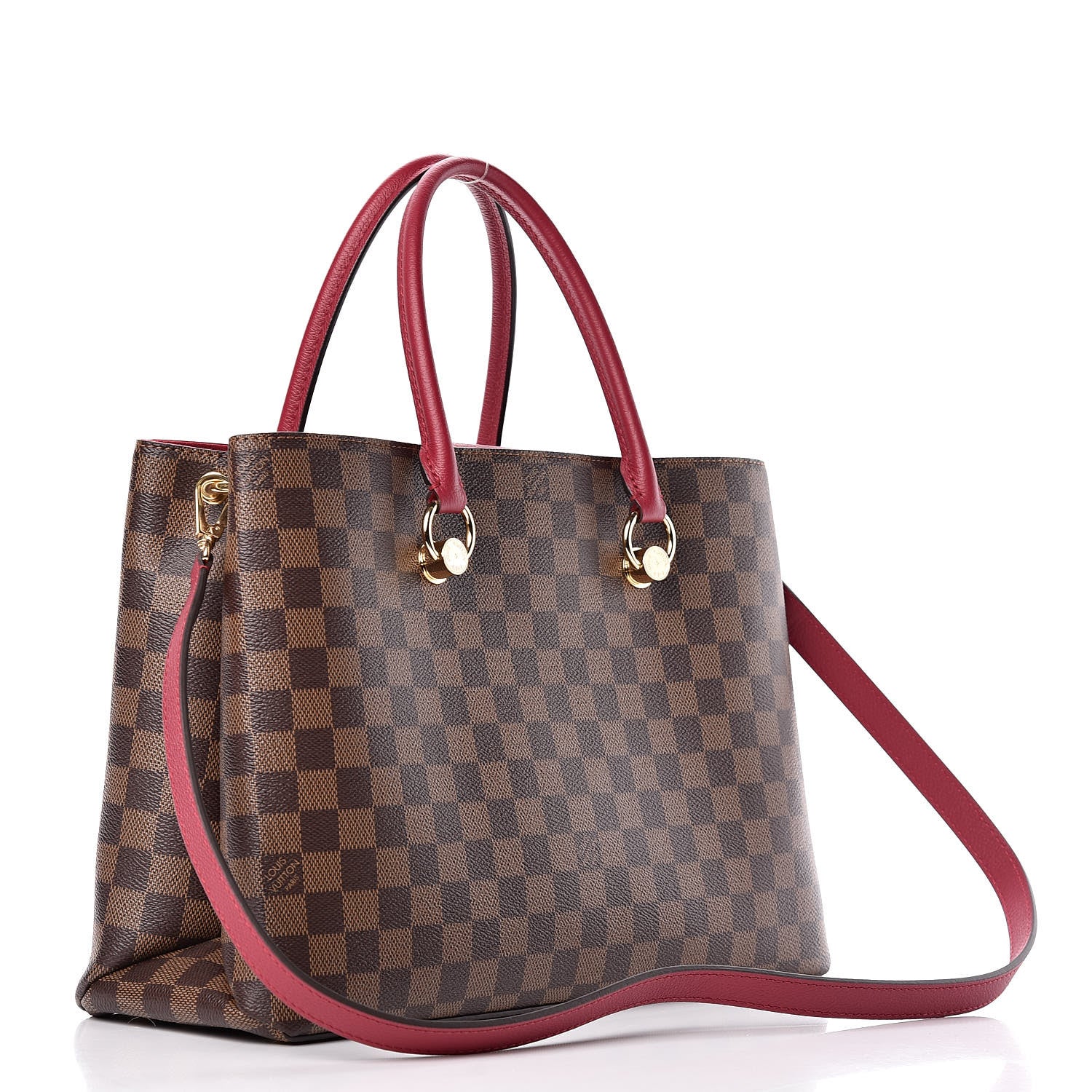 Louis Vuitton Damier Ebene LV Riverside Lie De Vin 4 of 13