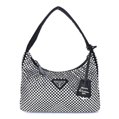 Prada Satin Crystal Mini Re-Edition 2000 Bag Cristal 1 of 9