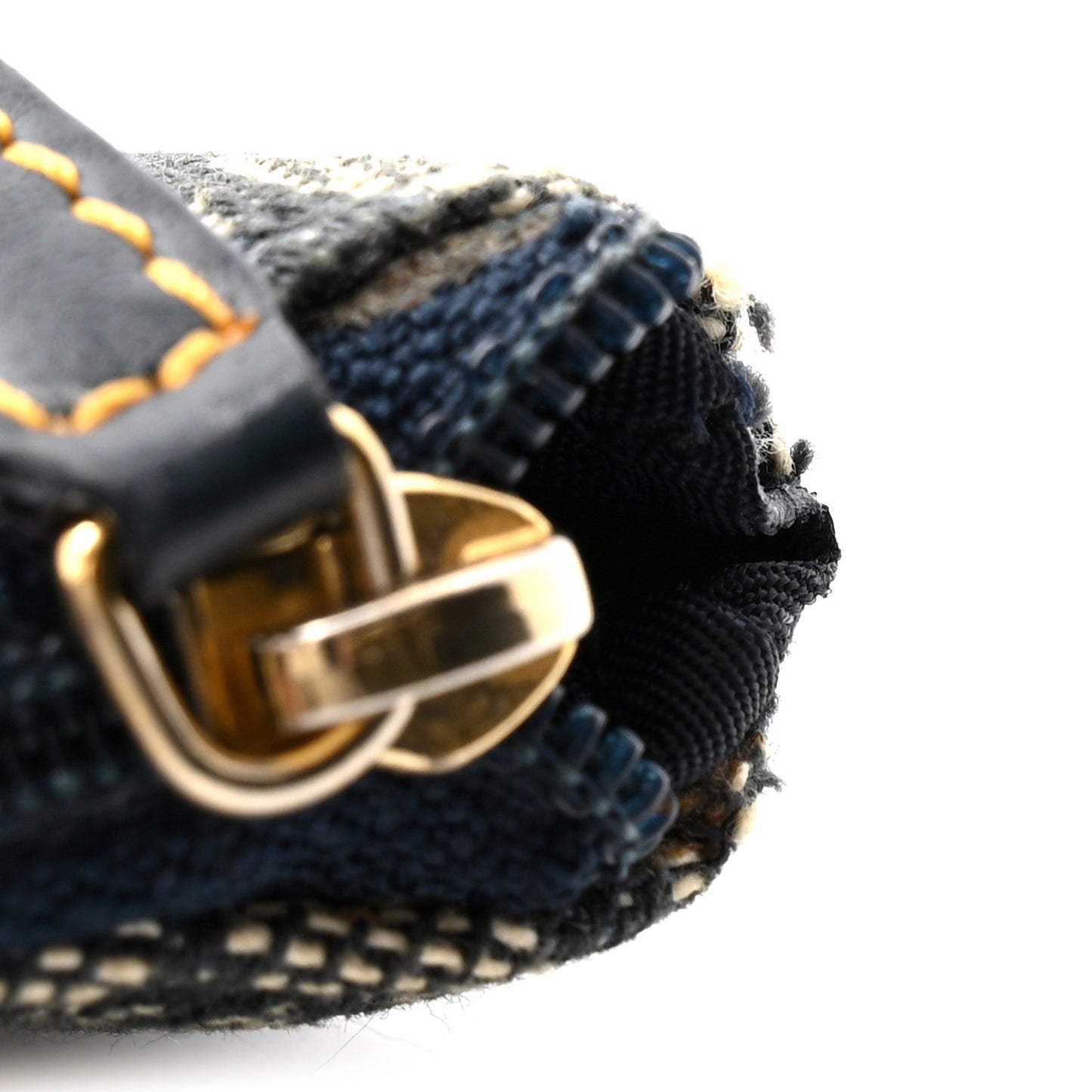 Monogram Saddle Coin Purse Navy