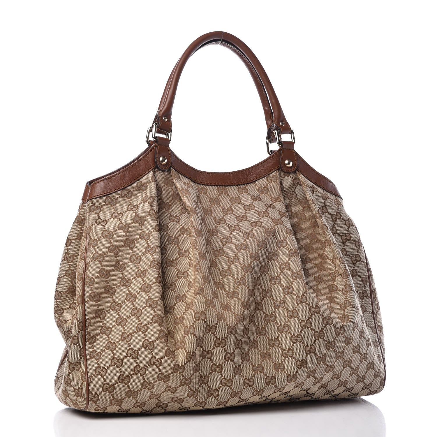 Gucci Monogram Large Sukey Tote Brown 3 of 12