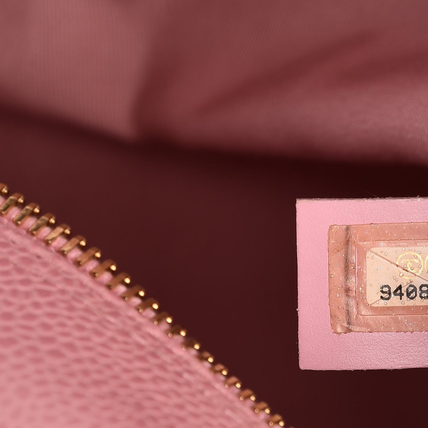 Caviar Quilted Small Bowler Pink