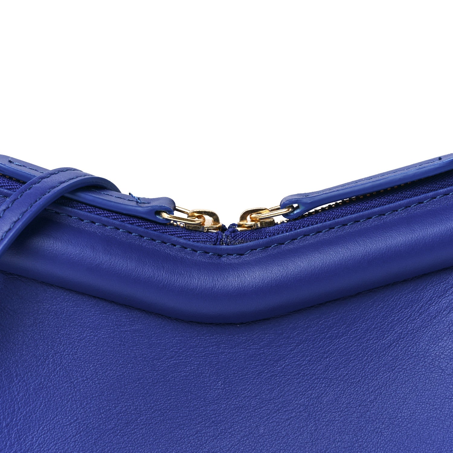 Mansur Gavriel Smooth Calfskin Mini Frame Crossbody Bag Blue 12 of 12