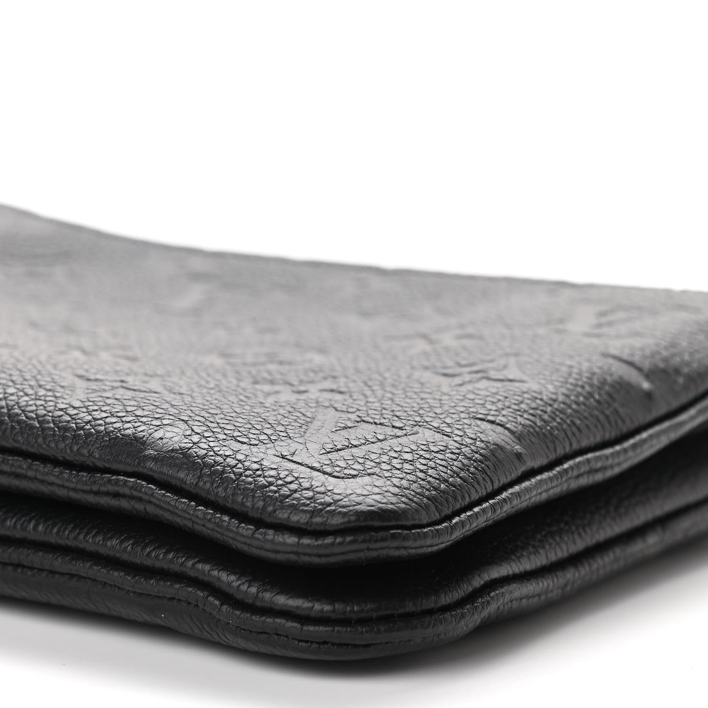 Empreinte Double Zip Pochette Black