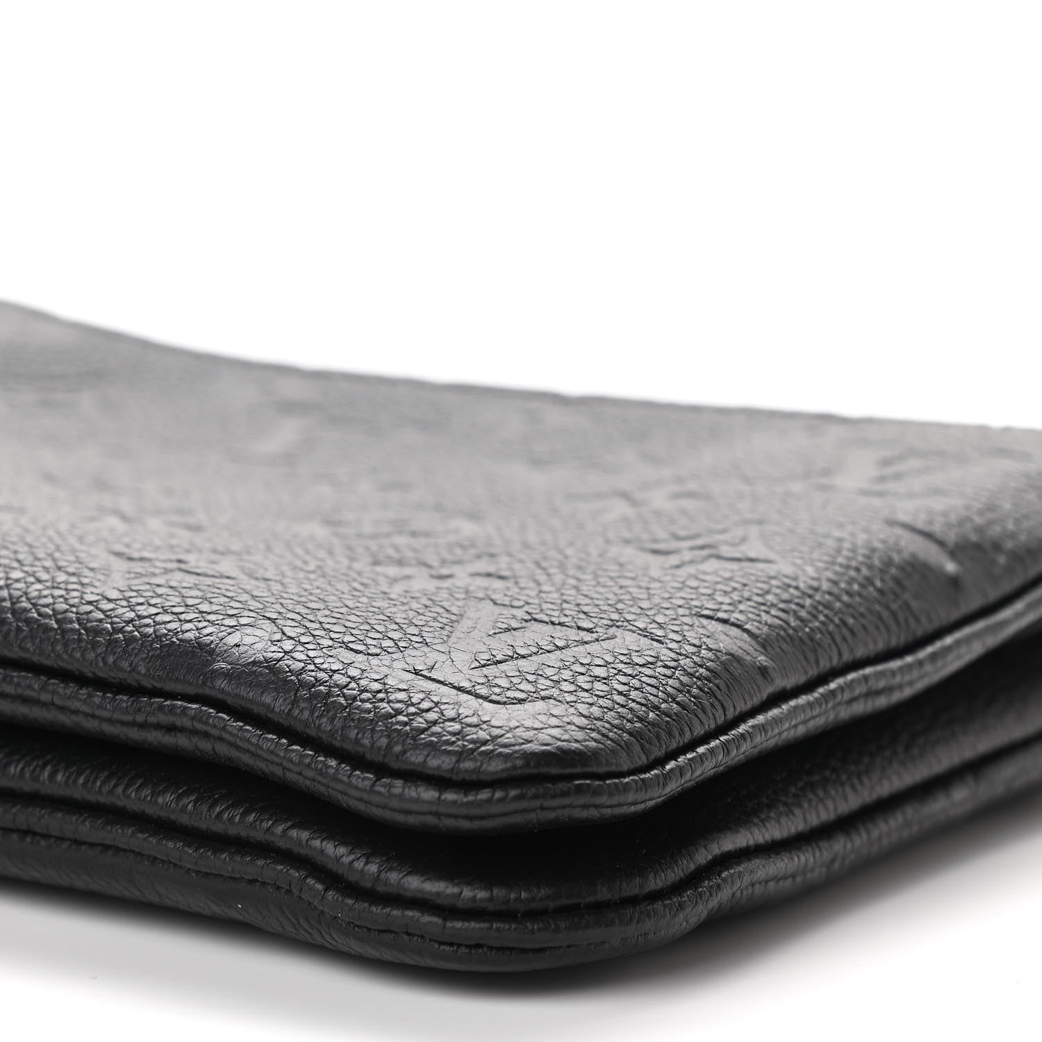 Louis Vuitton Empreinte Double Zip Pochette Black 9 of 9