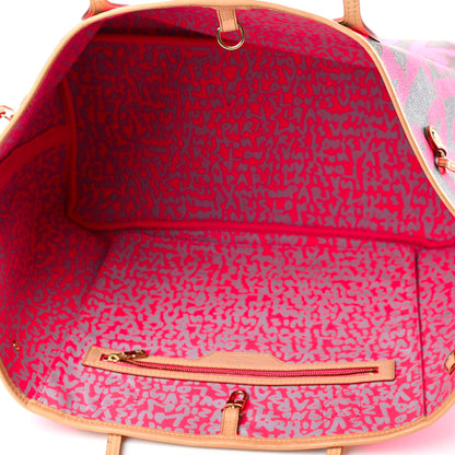 Louis Vuitton Monogram Graffiti Neverfull GM Fuchsia 4 of 4