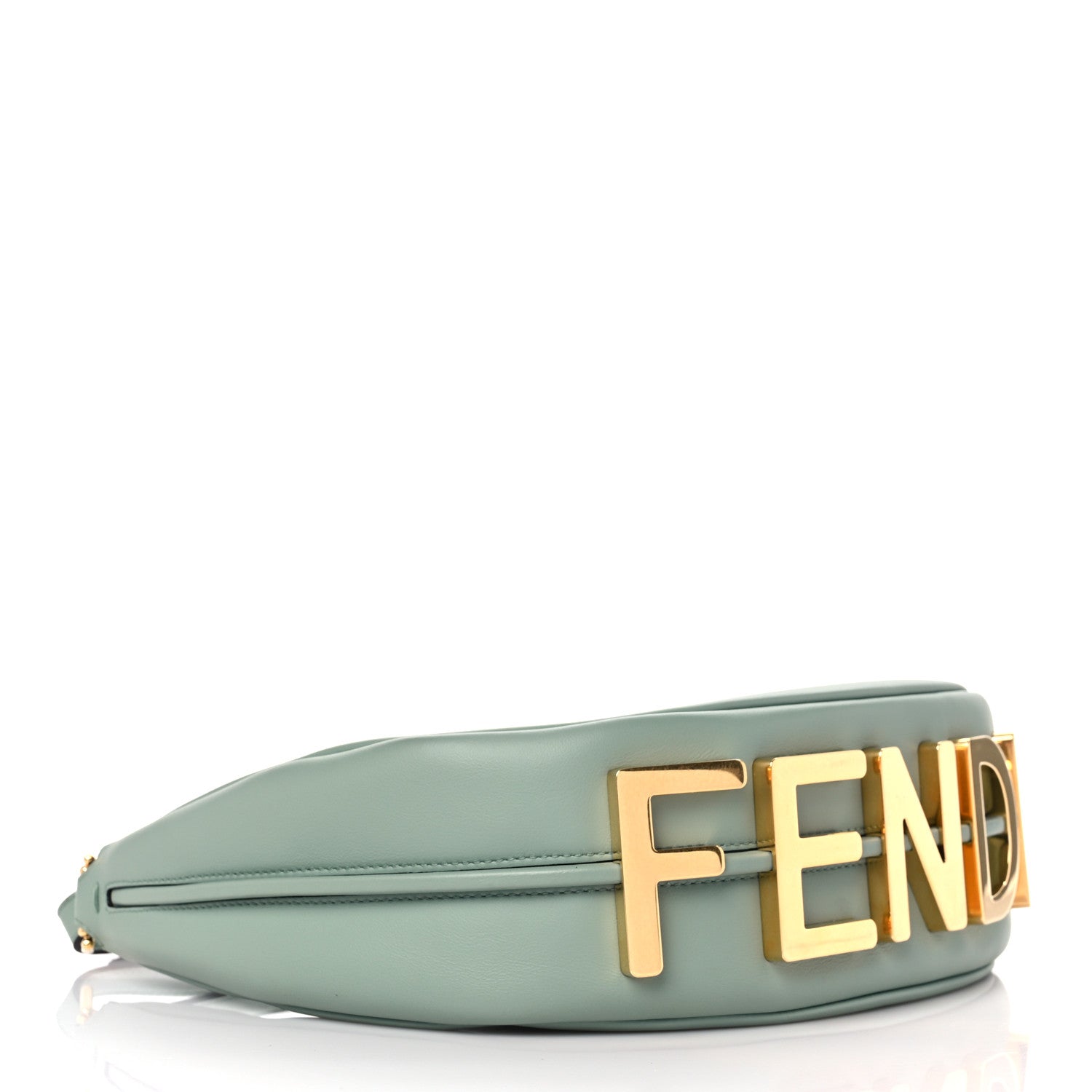Fendi Vitello Grace Matte Small Fendigraphy Hobo Bag Menta 3 of 10