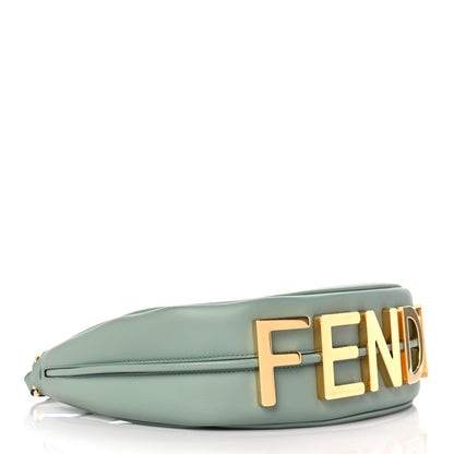 Fendi Vitello Grace Matte Small Fendigraphy Hobo Bag Menta 3 of 10