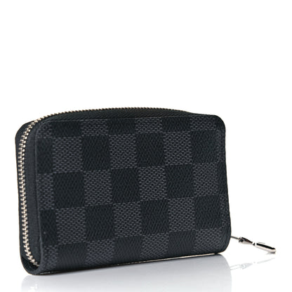 Louis Vuitton Damier Graphite Zippy Coin Purse Vertical 3 of 7
