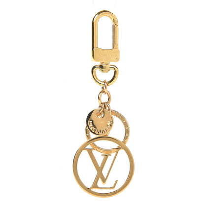 Louis Vuitton LV Circle Bag Charm Key Holder Gold 1 of 3