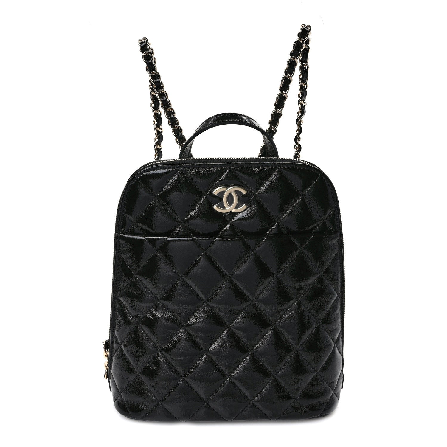 Chanel Shiny Calfskin My Pocket Backpack Black 1 of 9