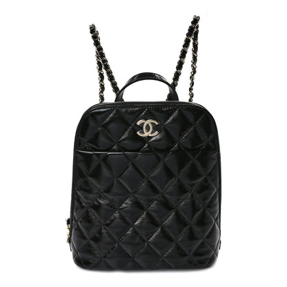 Chanel Shiny Calfskin My Pocket Backpack Black 1 of 9