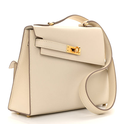 Hermes Epsom Kelly En Desordre Sellier 20 Craie 3 of 12
