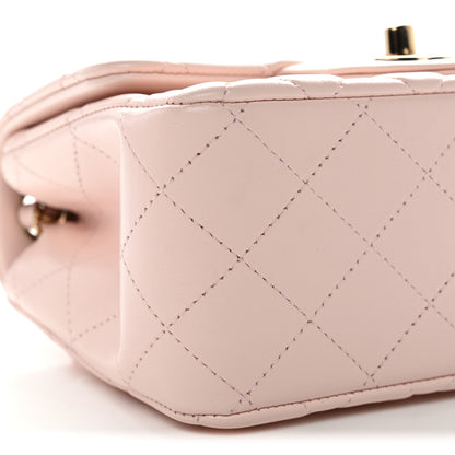 Chanel Lambskin Quilted Mini Square Flap Light Pink 9 of 11