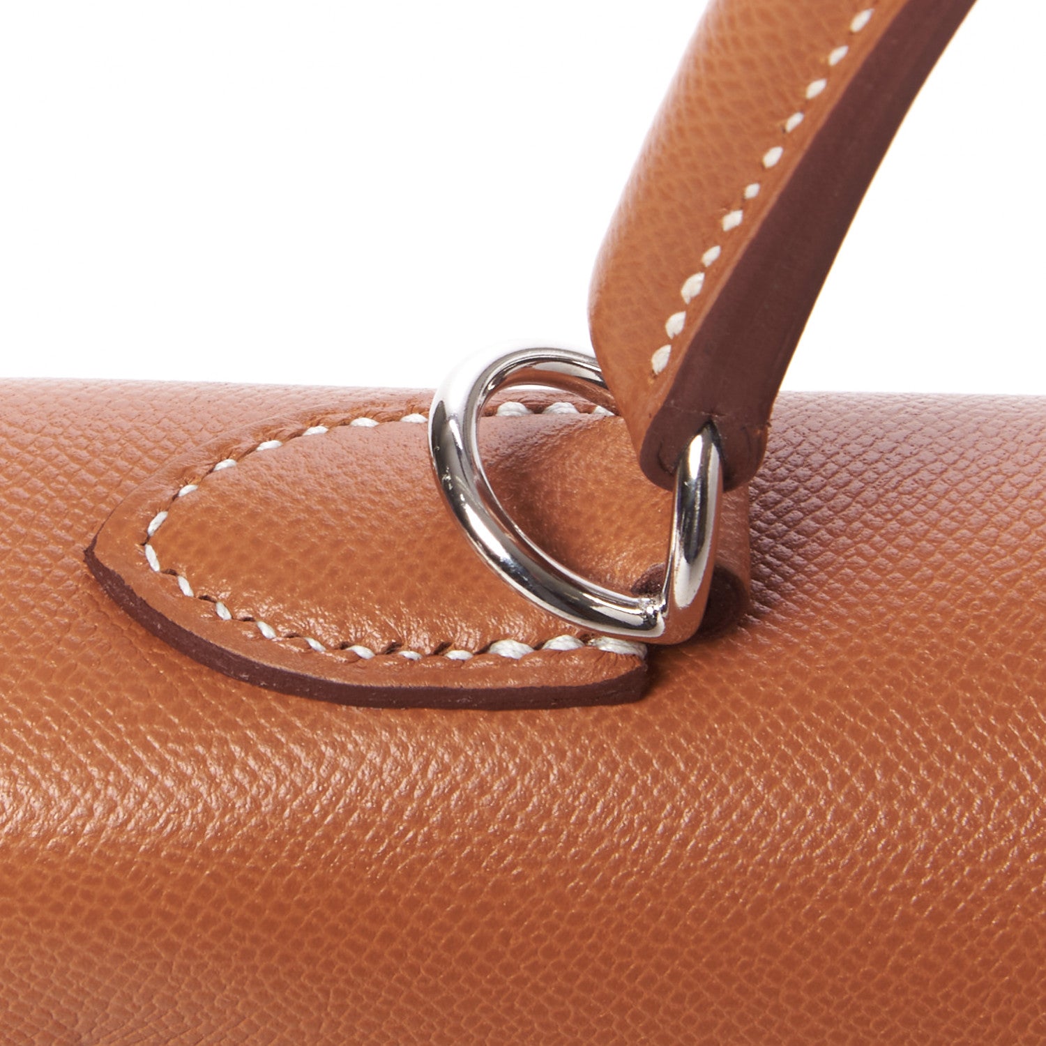 Hermes Madame Calfskin Kelly Sellier 25 Gold 10 of 32