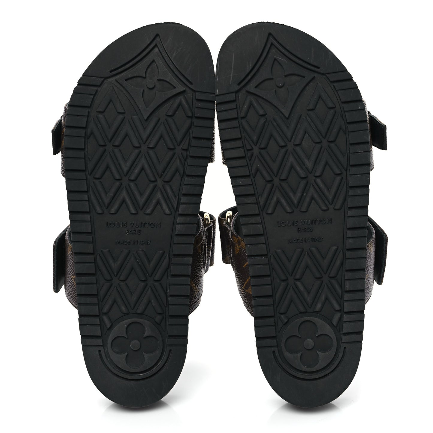 Monogram Bom Dia Mule Sandals 36 Black