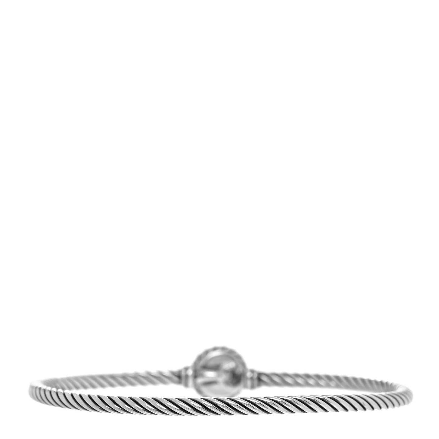 Sterling Silver Pearl 3mm Chatelaine Bracelet