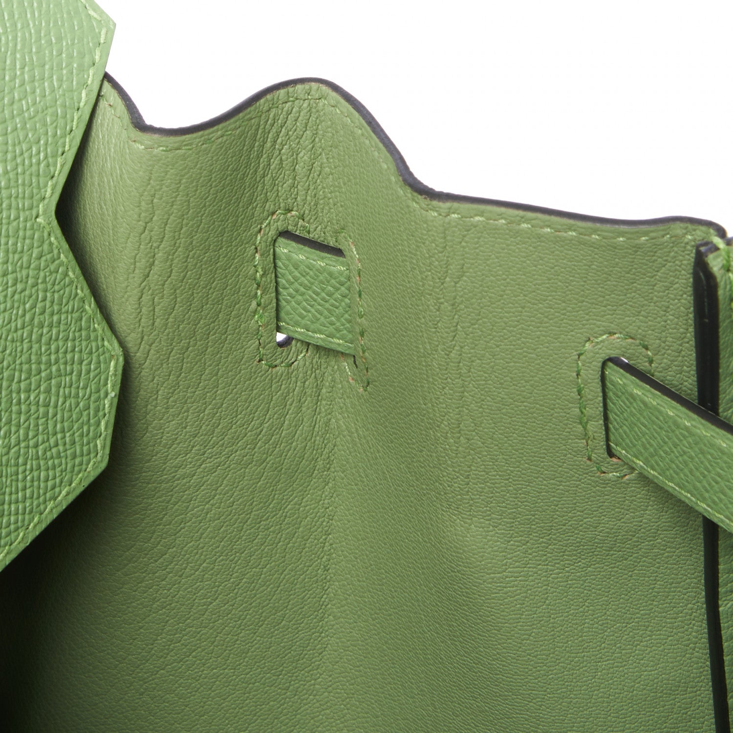 Hermes Epsom Birkin 30 Vert Criquet 13 of 31