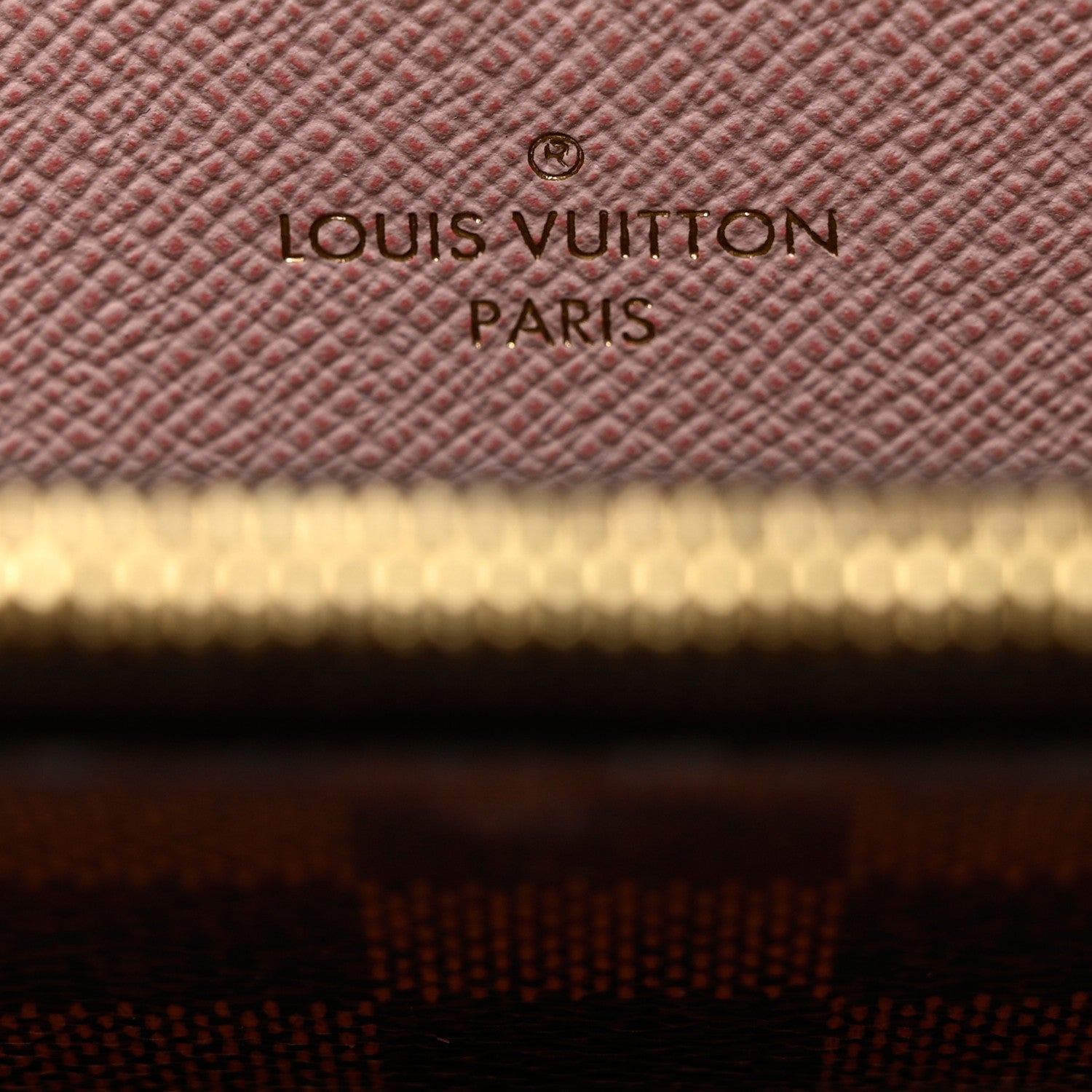 Louis Vuitton Damier Ebene Clemence Wallet Rose Ballerine 6 of 13