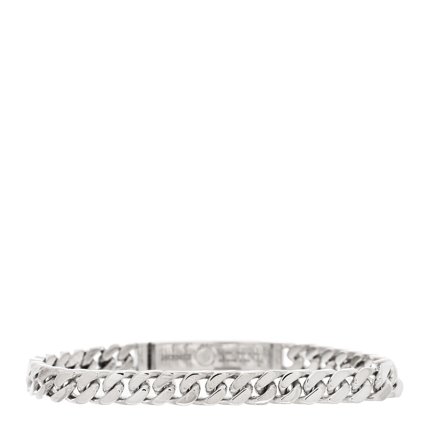 Hermes Sterling Silver TPM Kelly Gourmette Bracelet 2 of 4