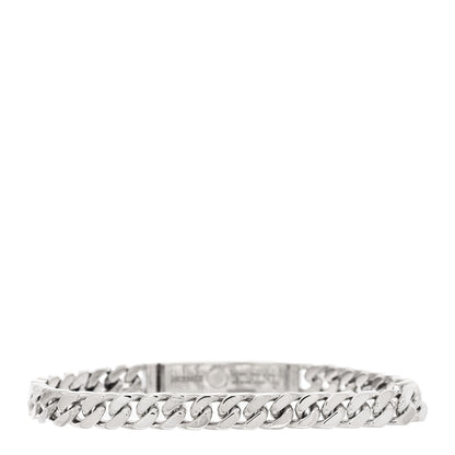 Hermes Sterling Silver TPM Kelly Gourmette Bracelet 2 of 4