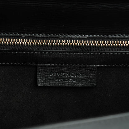Givenchy Textured Calfskin Medium Pandora Box Crossbody Bag Black 6 of 7