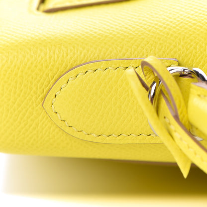 Hermes Epsom Kelly Sellier 32 Lime 9 of 39