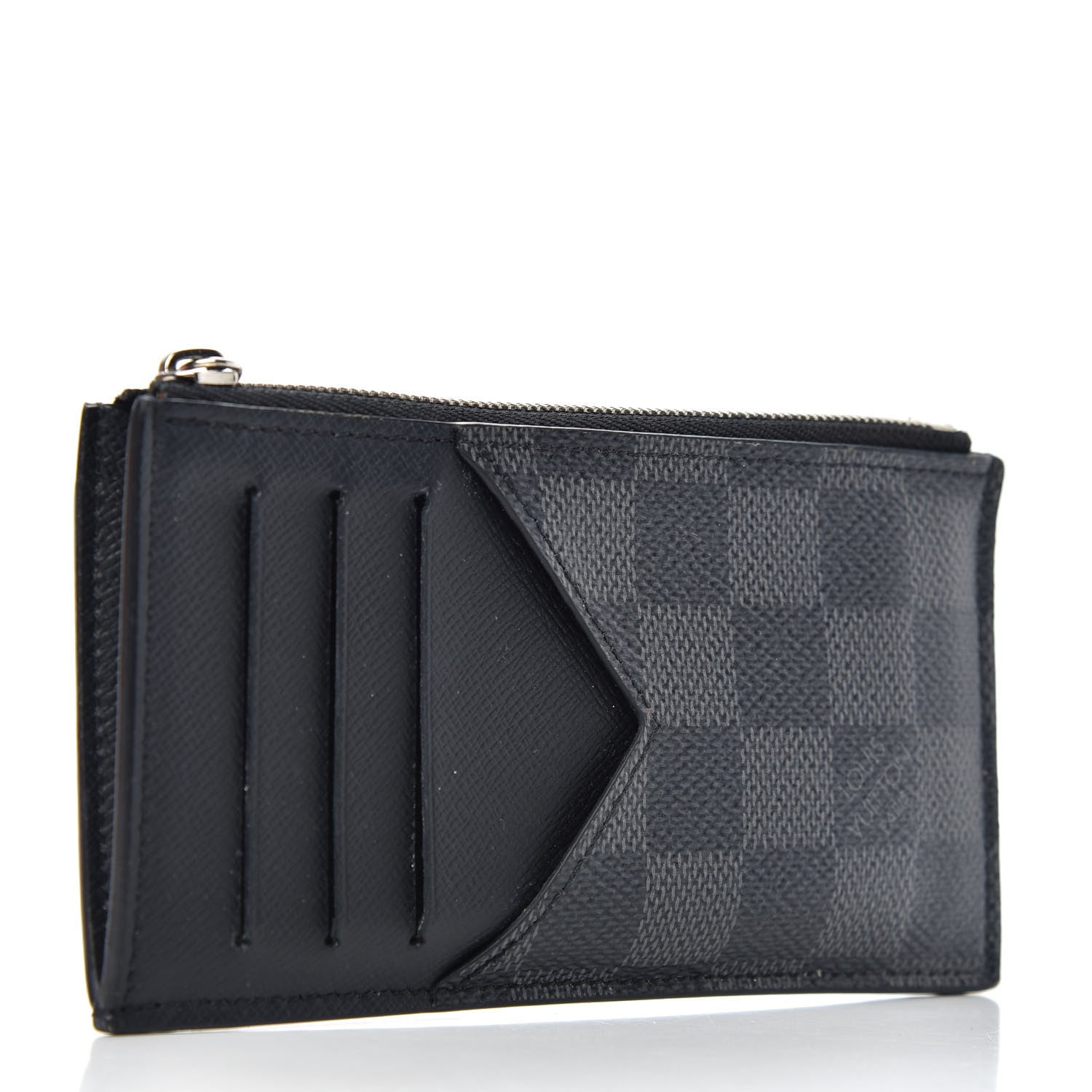 Louis Vuitton Damier Graphite Coin Card Holder 3 of 7
