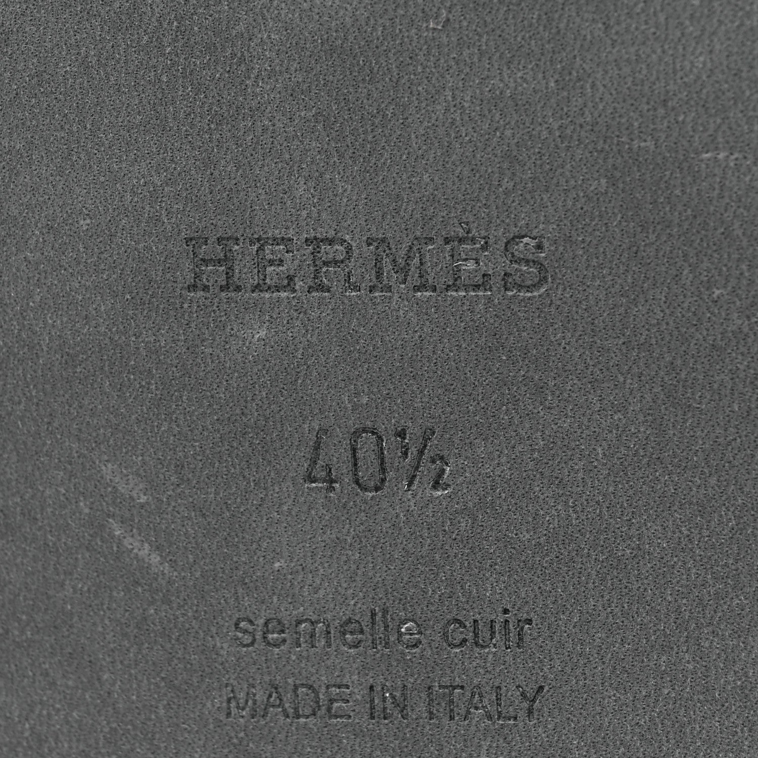 Hermes Denim Oran Sandals 40.5 Bleu Brut 6 of 9