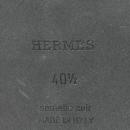 Hermes Denim Oran Sandals 40.5 Bleu Brut 6 of 9