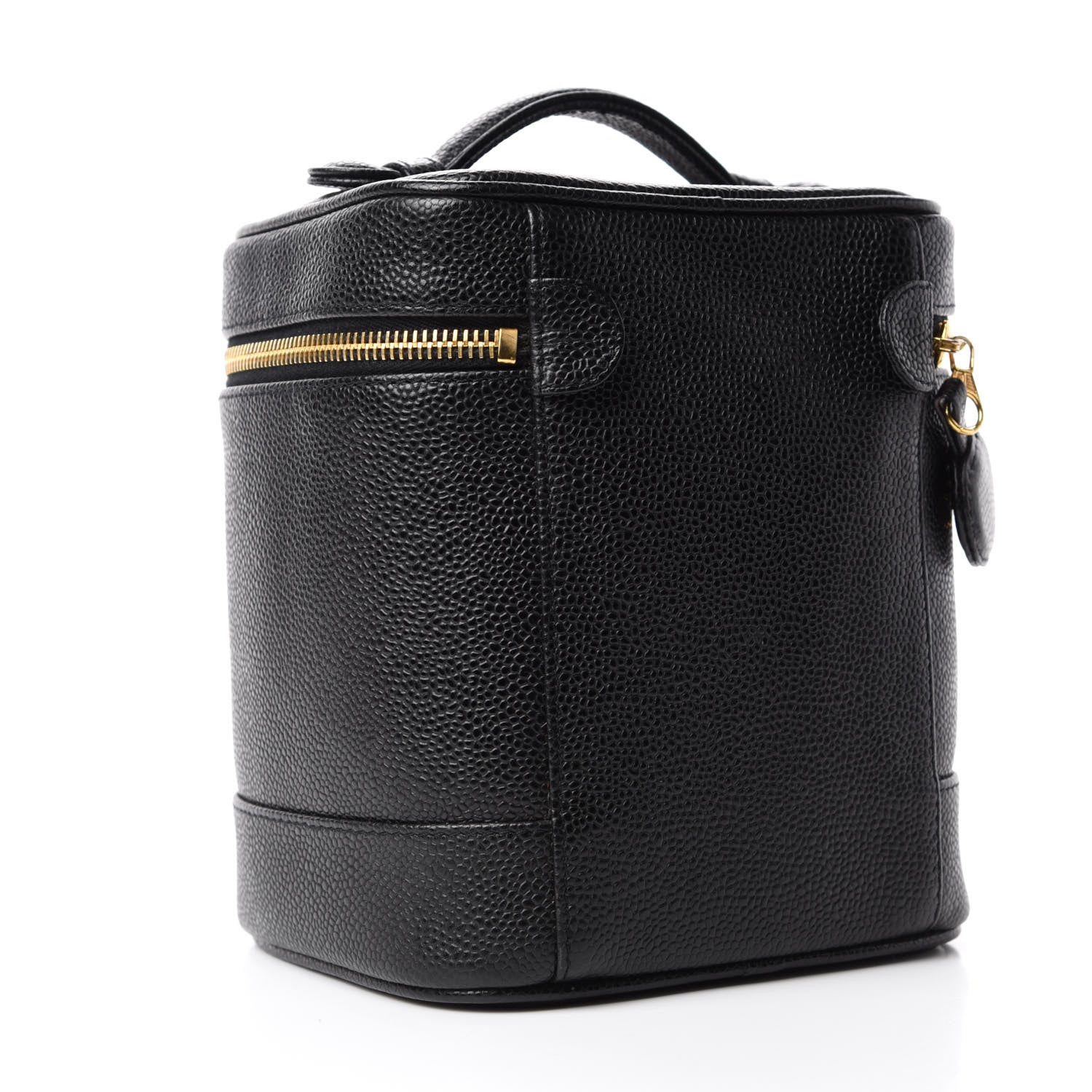 Chanel Caviar Cosmetic Vanity Bag Black 3 of 8