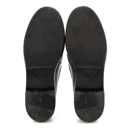 Chanel Lambskin Quilted CC Turnlock Loafers 39 Black 6 of 10
