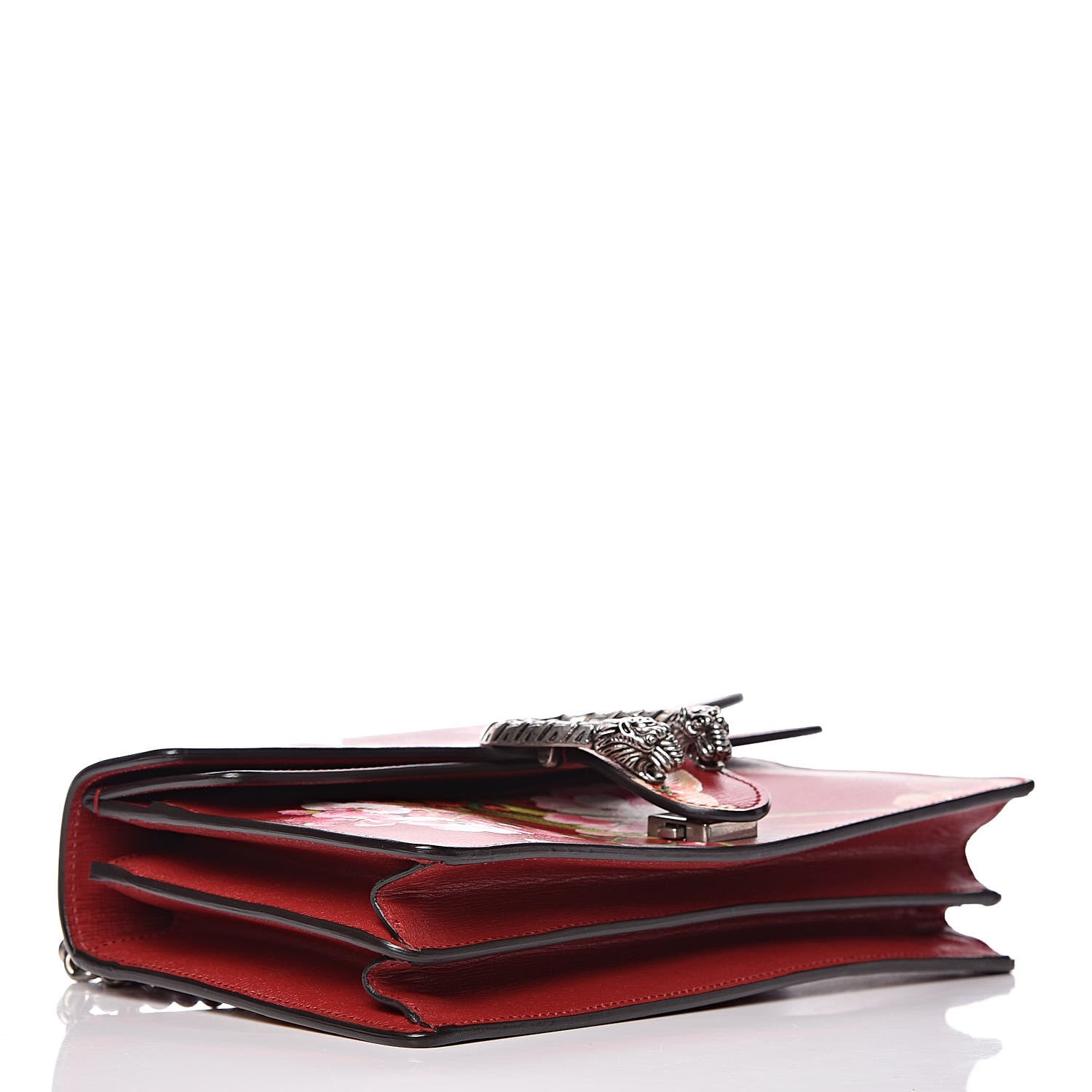 Gucci Calfskin Blooms Print Small Dionysus Shoulder Bag Romantic Cherry Multicolor 4 of 11