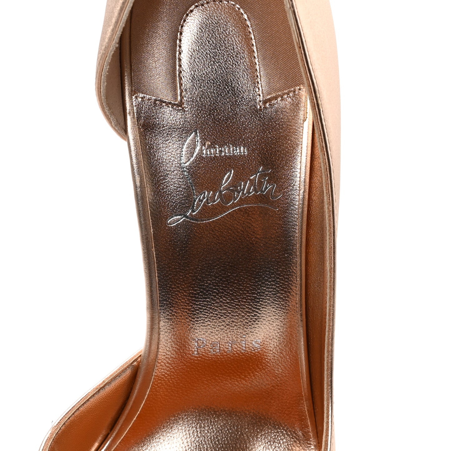 Metallic Calfskin Iriza Pumps 40 Gold