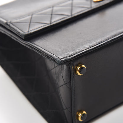 Chanel Lambskin Quilted Shoulder Flap Bag Black 10 of 34