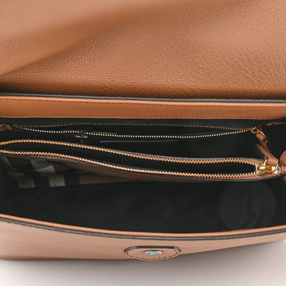 Burberry Derby Calfskin House Check Medium Camberley Dark Sand 4 of 8