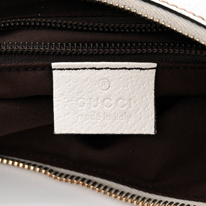Gucci Monogram Medium Half Moon Hobo White 6 of 11