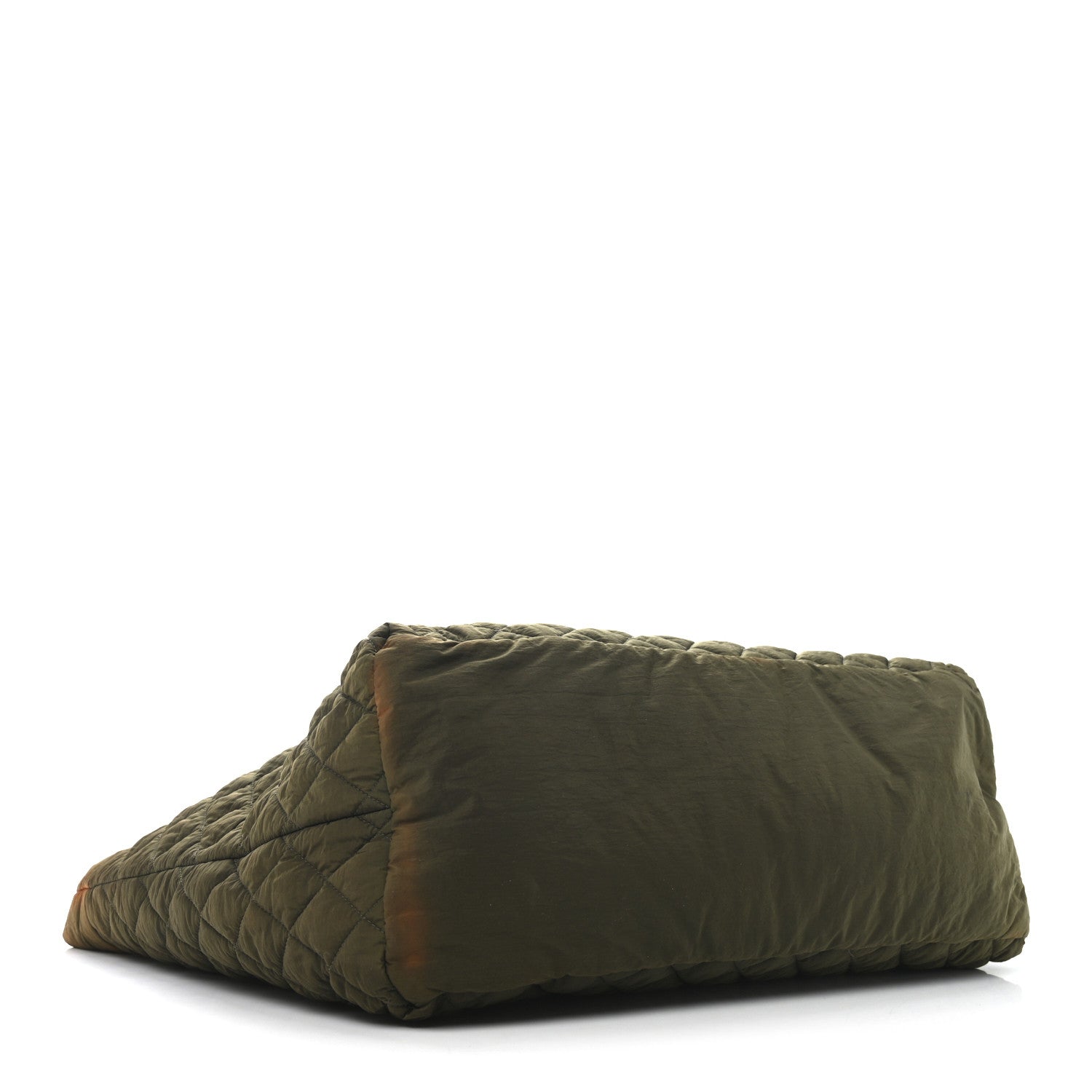 Chanel Nylon Quilted Large Coco Cocoon Shopping Tote Green 4 of 10