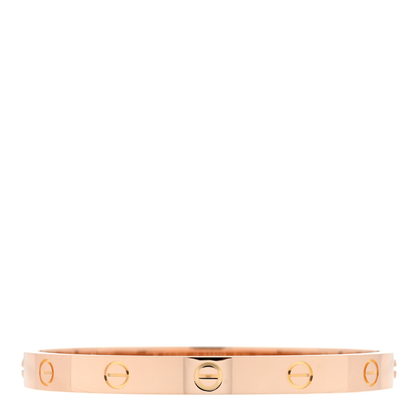 18K Pink Gold LOVE Bracelet 17