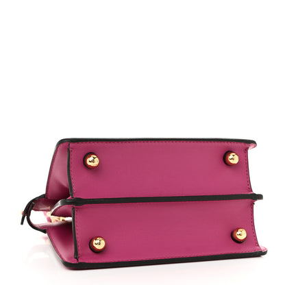 Fendi Shiny Nappa Petite Peekaboo I SEE U Satchel Ciclamino Pilar 4 of 9
