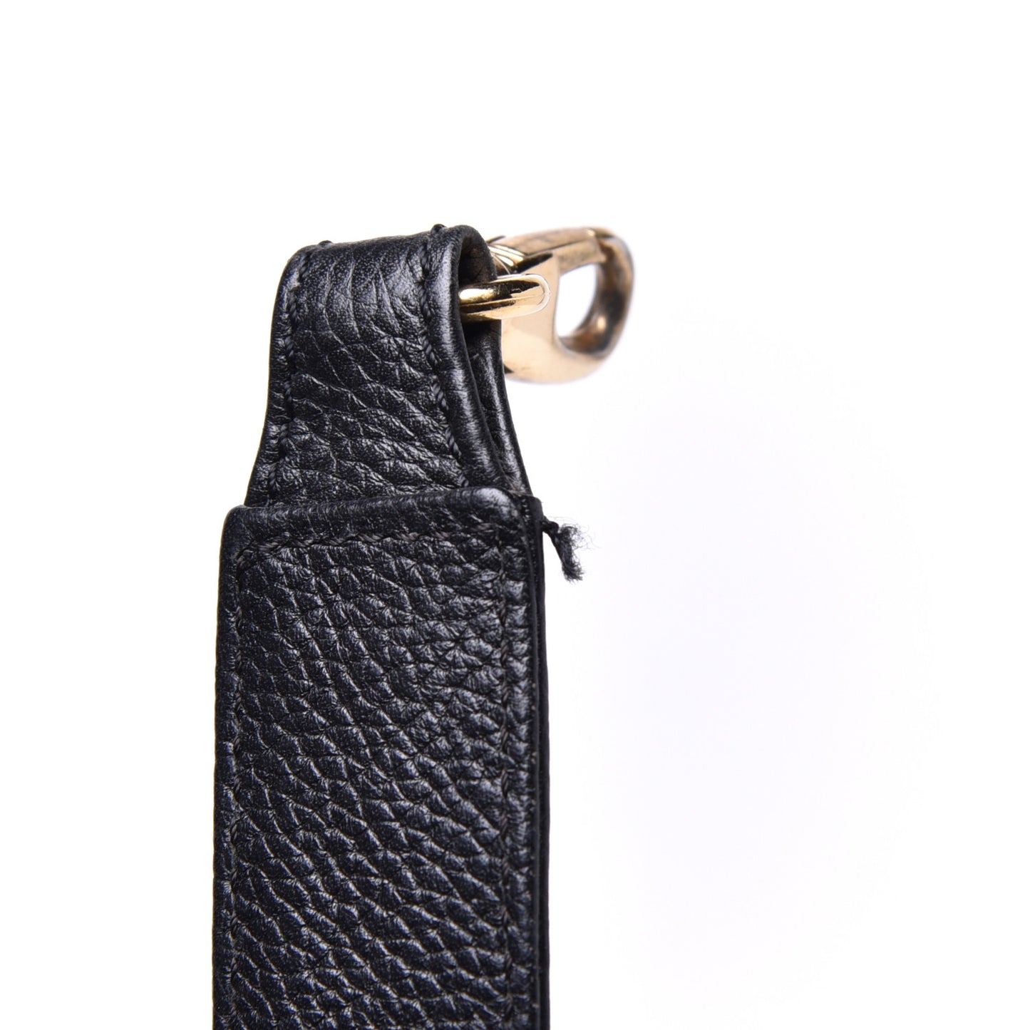 Calfskin Cerf Executive Shopper Tote Black