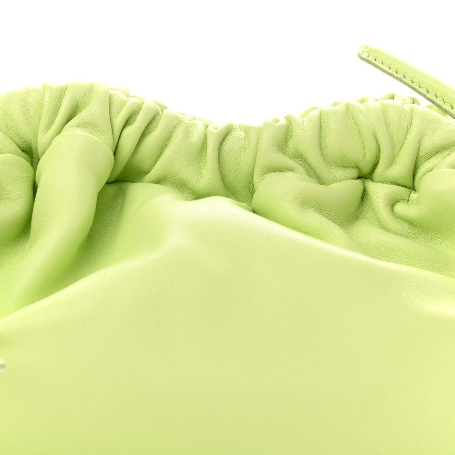 Lambskin Mini Cloud Clutch Mint