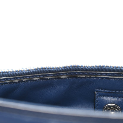 Prada Soft Calf Double Zip Shoulder Bag Bleuette 9 of 9