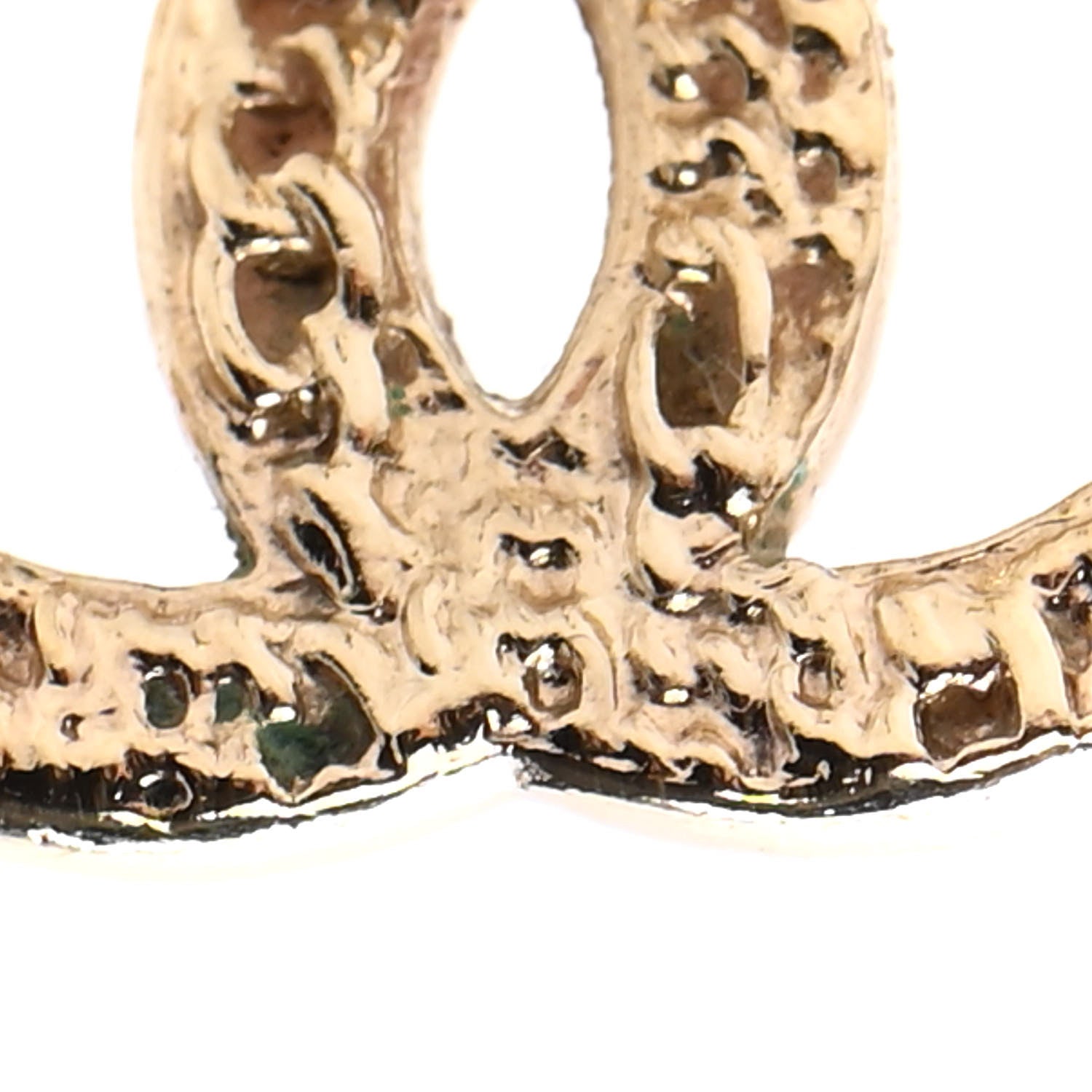 Chanel CC Chain Earrings Gold 5 of 5