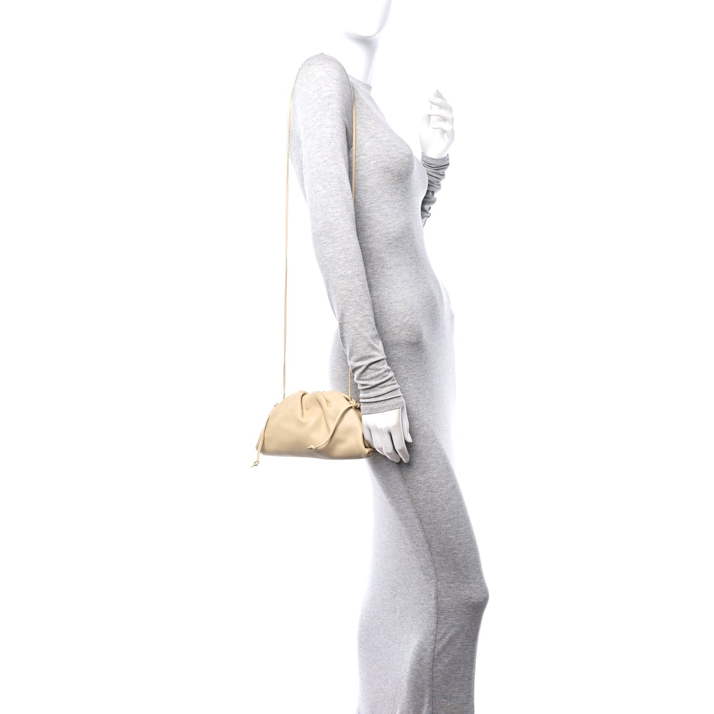 Butter Calfskin The Mini Pouch Porridge