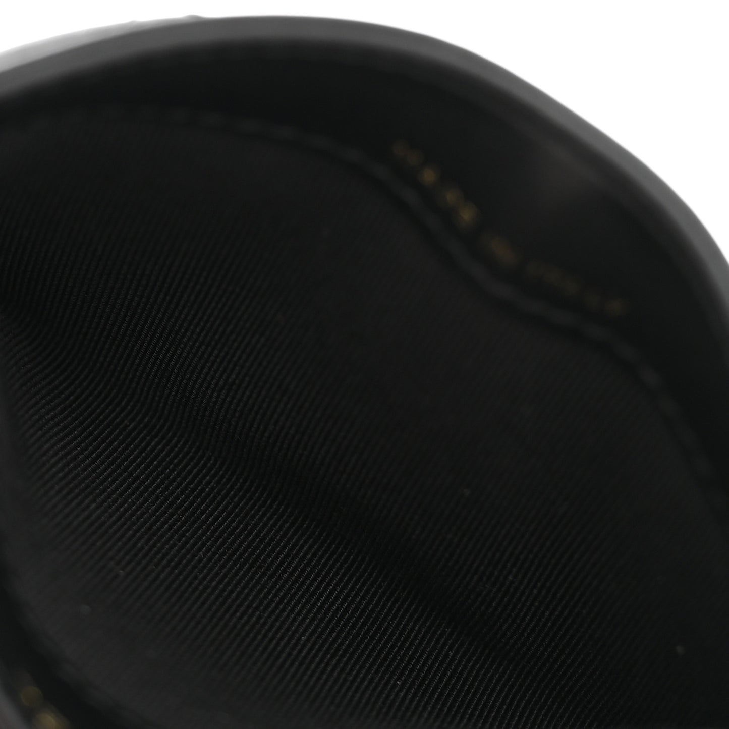 Lambskin Metallic Calfskin Crocodile Embossed 2.55 Reissue Card Holder Black Gold