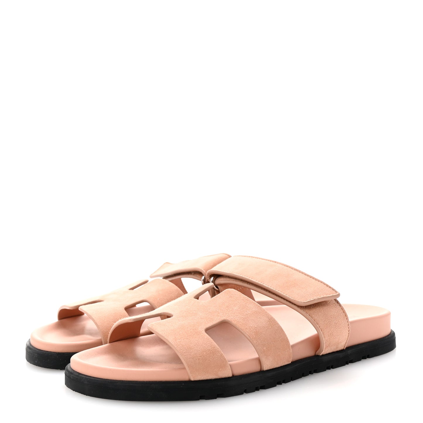 Suede Goatskin Womens Chypre Sandals 39 Nude