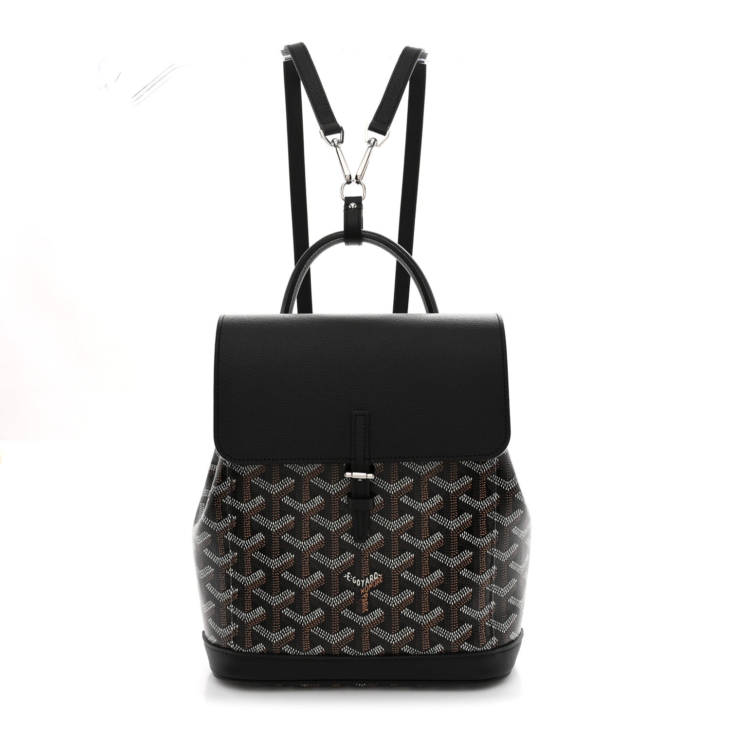 Goyard Goyardine Calfskin Mini Alpin Backpack Black 1 of 8
