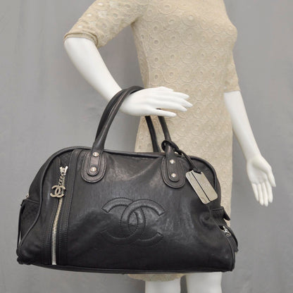 Chanel Calfskin Large Bowler Black 2 of 9