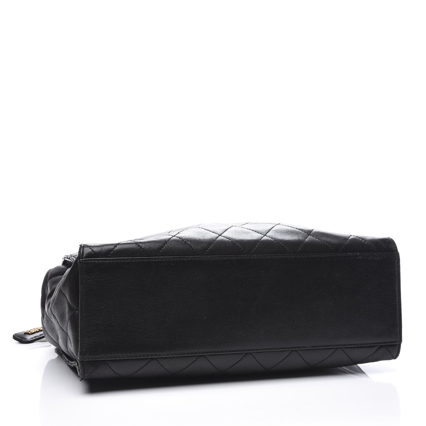 Lambskin Quilted CC Shoulder Bag Black