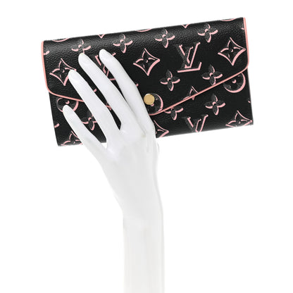 Louis Vuitton Monogram Fall For You Sarah Wallet Black 2 of 6